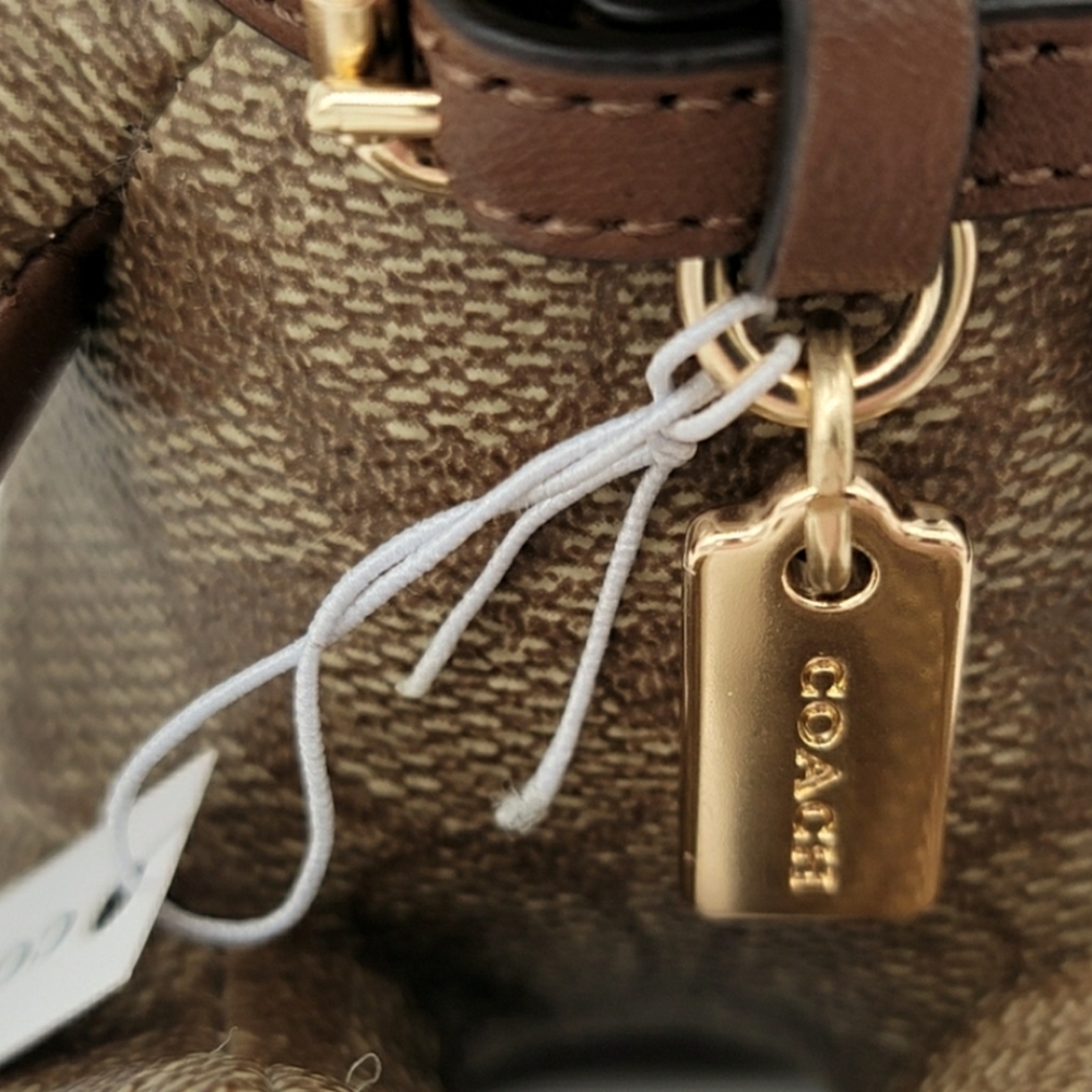 NWT Coach Teddy Bear Shearling Charm - Picture 3 of 8